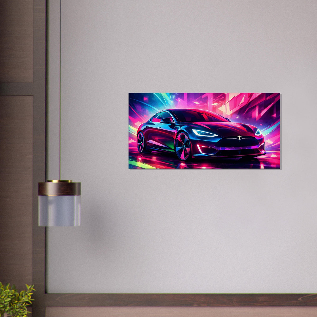 2016 Tesla Model S Canvas Art – canvas wall art by Endozi Designs, view 13
