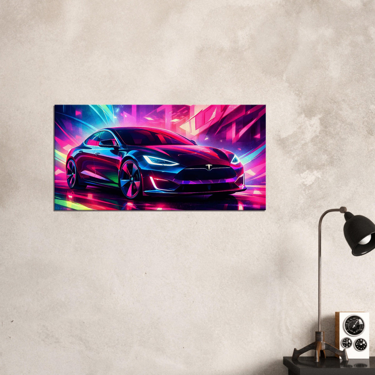 2016 Tesla Model S Canvas Art – canvas wall art by Endozi Designs, view 17