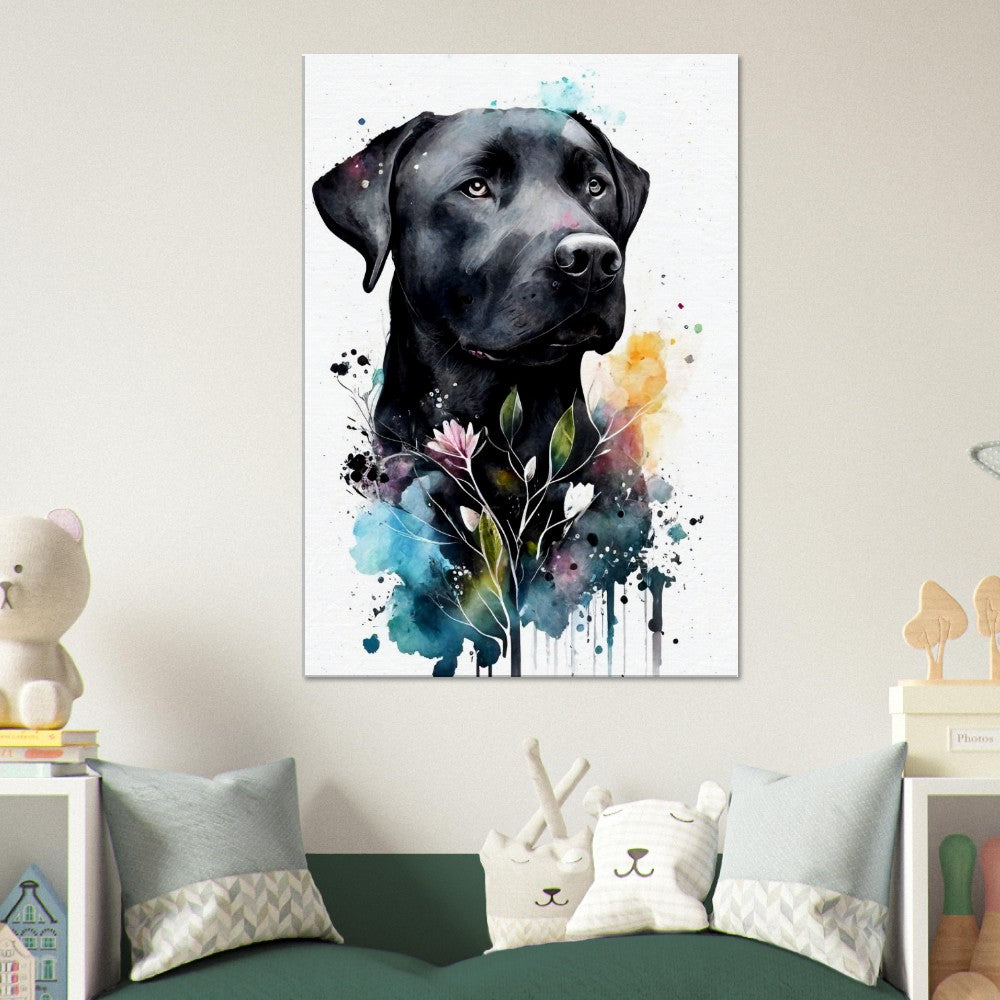 Pitlab Watercolor Canvas Art – canvas wall art by Endozi Designs, view 5