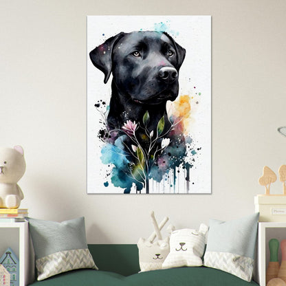 Pitlab Watercolor Canvas Art – canvas wall art by Endozi Designs, view 5