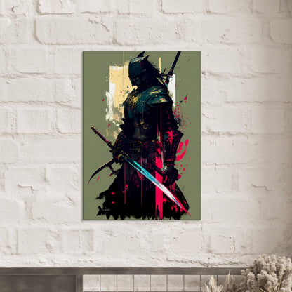 Ronin Samurai Canvas Art: Japanese Warrior with Sword