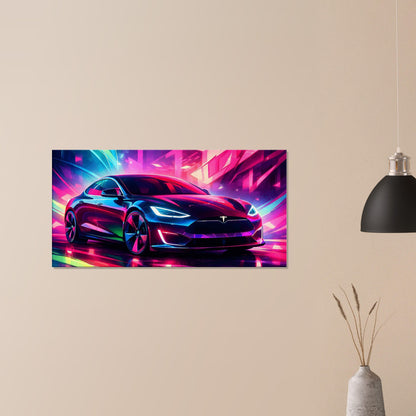 2016 Tesla Model S Canvas Art – canvas wall art by Endozi Designs, view 11