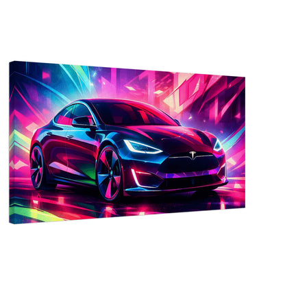 2016 Tesla Model S Canvas Art – canvas wall art by Endozi Designs, view 10
