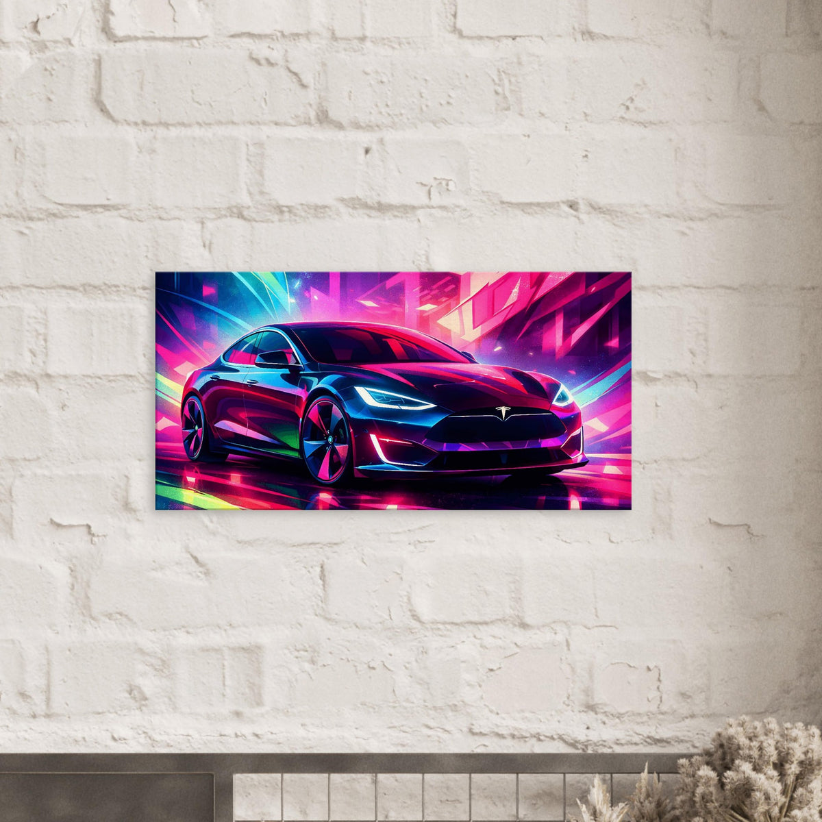 2016 Tesla Model S Canvas Art – canvas wall art by Endozi Designs, view 8