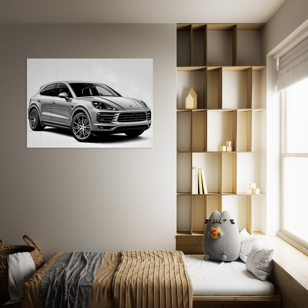 Porsche Cayenne Sketch Poster – poster by Endozi Designs, view 12