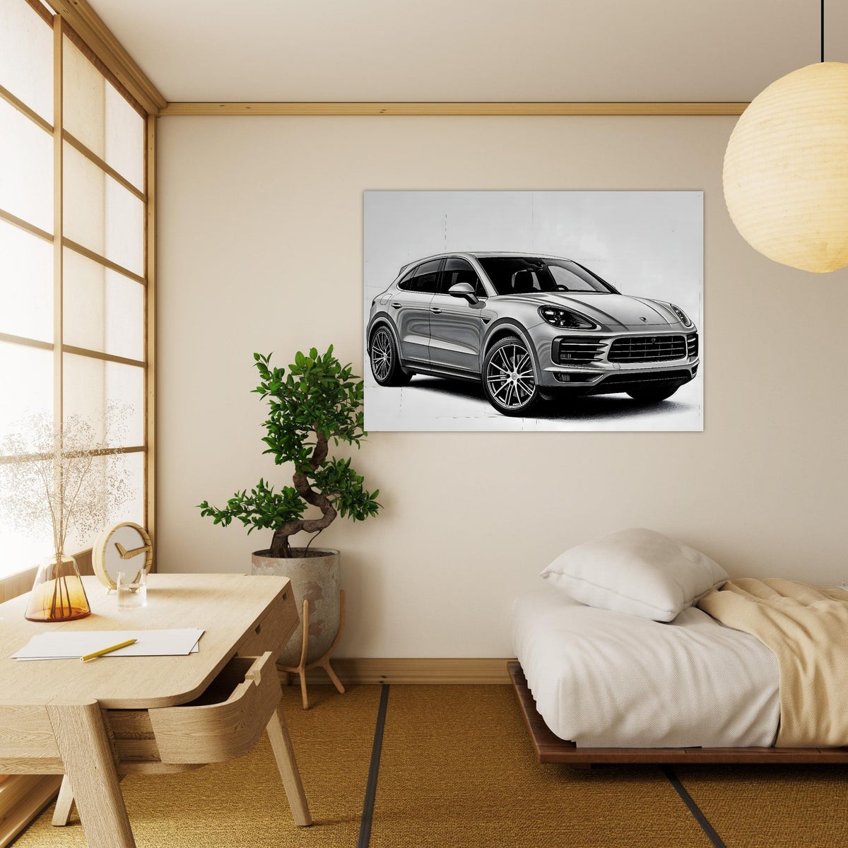 Porsche Cayenne Sketch Poster – poster by Endozi Designs, view 19