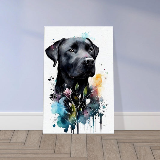 Pitlab Watercolor Canvas Art – canvas wall art by Endozi Designs, view 1