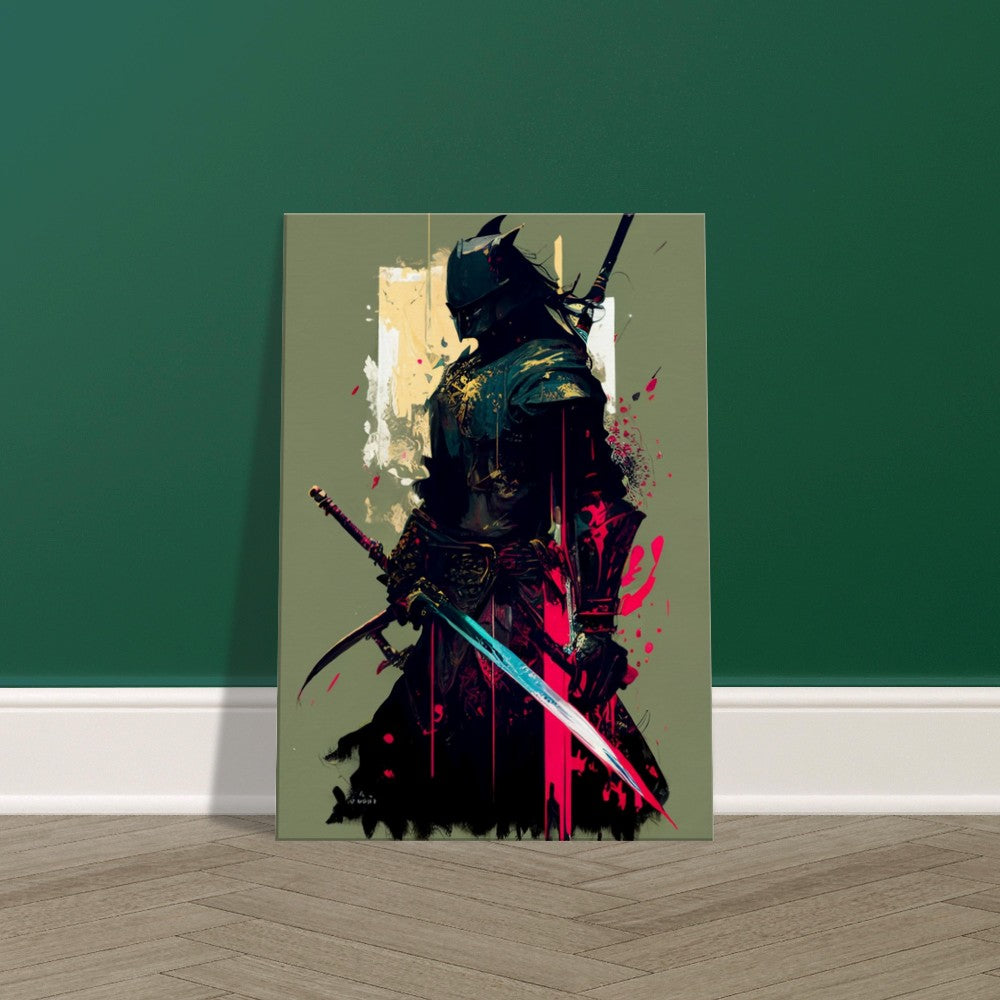 Ronin Samurai Canvas Art: Japanese Warrior with Sword