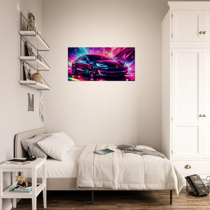 2016 Tesla Model S Canvas Art – canvas wall art by Endozi Designs, view 12