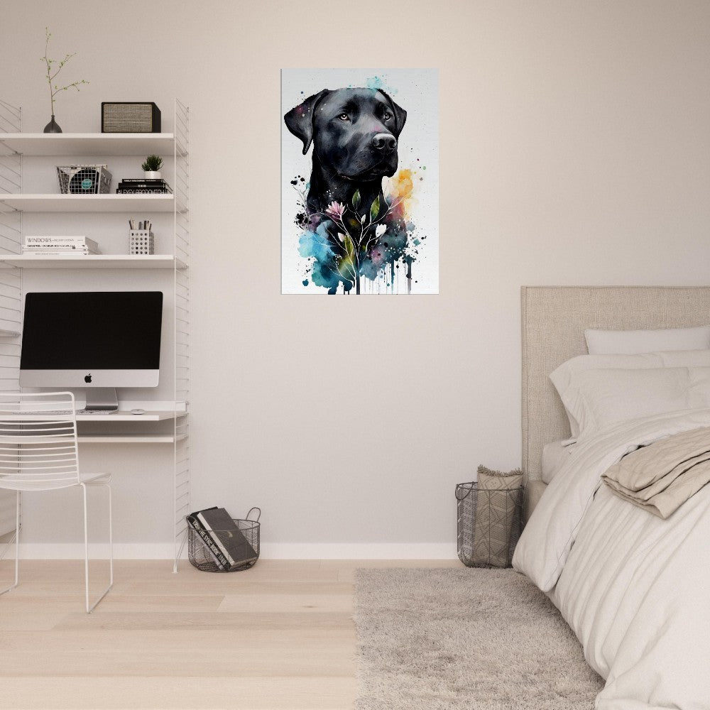 Pitlab Watercolor Canvas Art – canvas wall art by Endozi Designs, view 9