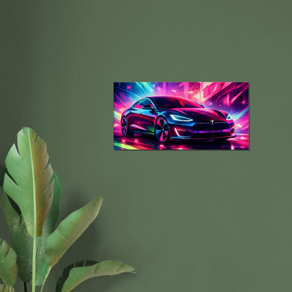 2016 Tesla Model S Canvas Art – canvas wall art by Endozi Designs, view 5